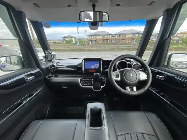 ホンダ Ｎ ＢＯＸ カスタム G Lパッケージ 福岡県 2016(平28)年 8.4万km プレミアムホワイトパールⅡ 社外ナビ/バックカメラ/フルセグ/片側パワースライド/ETC/オートライト/シートカバー