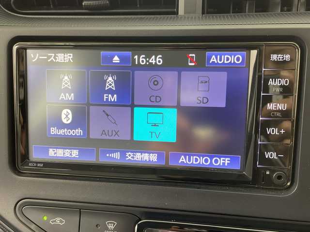 トヨタ アクア L 岐阜県 2021(令3)年 4.1万km ブラックマイカ 純正SDナビ(NSCN-W69)/CD/DVD/Bluetooth/フルセグTV/ビルトインETC/LEDヘッドライト/純正フロアマット/電動格納ミラー/スペアキー/運転席＋助手席パワーウィンドウ/トノカバー/横滑り防止/オートエアコン/ヘッドライトレベライザー