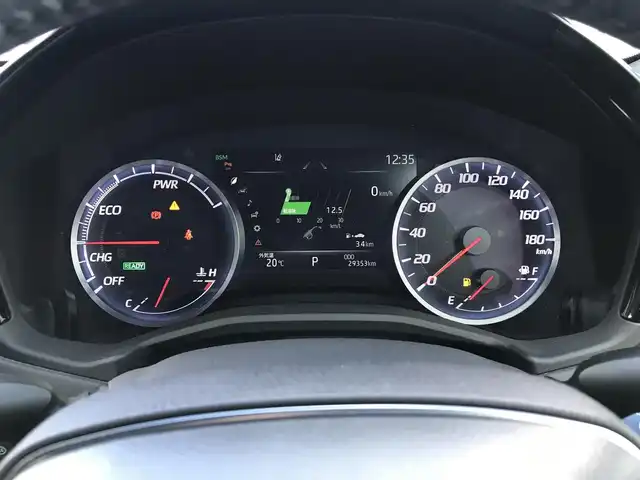 トヨタ クラウン ハイブリッド S スポーツスタイル 鳥取県 2020(令2)年 3万km プレシャスブラックパール 純正8インチディスプレイオーディオ/（ナビ/フルセグ/DVD/CD/BT/Miracast）/パノラミックビューモニター/トヨタセーフティセンス/レーダークルーズコントロール/レーンキープアシスト/前後クリアランスソナー/インテリジェントパーキングアシスト/ブラインドスポットモニター/ヘッドアップディスプレイ/ハーフレザーシート/前席パワーシート/前席シートヒーター/ステアリングヒーター/ETC2.0/LEDヘットライト/純正18インチアルミホイール/プッシュエンジンスタート/フロアマット・ドアバイザー