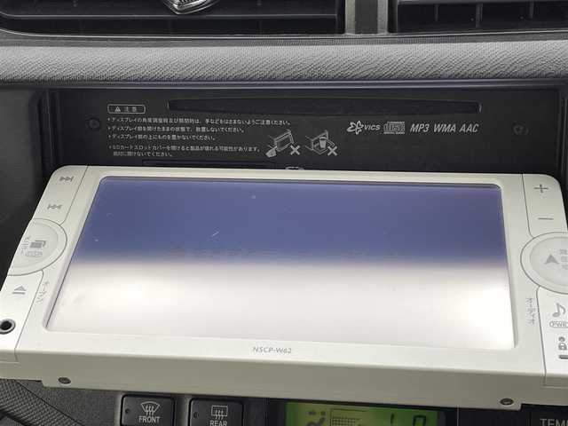 トヨタ アクア G 熊本県 2013(平25)年 5.1万km ブラックマイカ 純正ナビNSCP-W62（ＣＤ・ワンセグ・ＢＴ）/バックカメラ　/社外前後ドライブレコーダー　/前席シートヒーター/横滑り防止　/純正フロアマット　/純正１５インチＡＷ　/オートライト　/フォグランプ　/スマートキー　/プッシュスタート