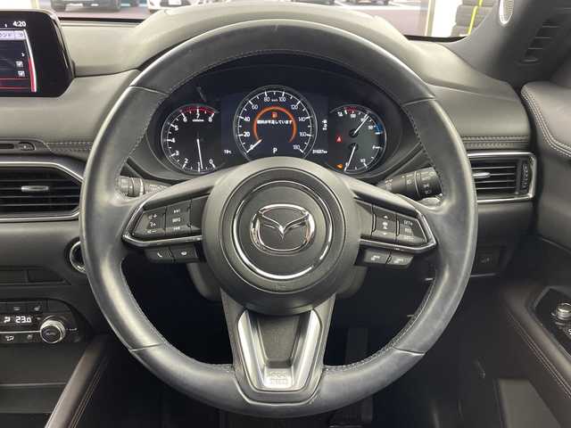マツダ ＣＸ－５ 25T エクスクルーシブモード 岐阜県 2019(令1)年 3.2万km スノーフレイクホワイトパールマイカ 純正ナビ/CD/DVD/Bluetooth/ワンセグTV/３６０°ビューモニター/BOSEプレミアムサウンド/衝突軽減ブレーキ/ブラインドスポットモニター/パーキングセンサー/オートマチックハイビーム/レーダークルーズコントロール/パワーリアゲート/ステアリングヒーター/シートヒーター/シートベンチレーション/パワーシート/レザーシート/メモリーシート/ドライブレコーダー/ETC/電動パーキングブレーキ/ブレーキホールド/革巻きステアリング/ステアリングリモコン/オートLEDヘッドライト/MTモード付/電動格納ミラー/スマートキー/プッシュスタート/純正フロアマット/純正19インチアルミホイール