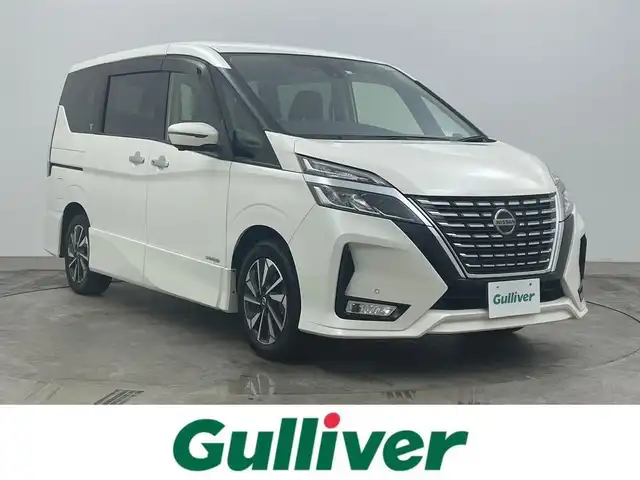日産 セレナ ハイウェイスター V 岡山県 2020(令2)年 3.5万km パール セーフティーパックA/・インテリジェントアラウンドビューモニター/・誤発信抑制機能/純正10インチナビ（MM319D-L）/・FM/AM/Bluetooth/フルセグ/CD/DVD/純正11インチフリップダウンモニター/ハンズフリー付両側パワースライドドア/インテリジェントエマージェンシーブレーキ/車線維持支援システム/クルーズコントロール/BSM/前後ドライブレコーダー/ビルトインETC/後席サンシェイド/シートバックテーブル/ドアバイザー/純正16インチアルミ/純正フロアマット