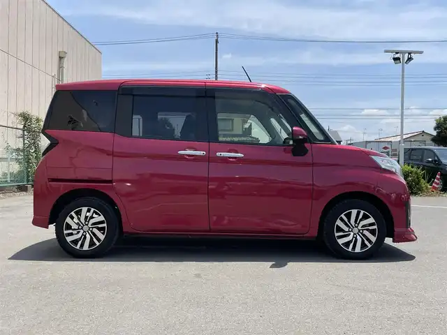ダイハツ トール カスタムG リミテッド SAⅢ 東京都 2019(平31)年 4.7万km マゼンタベリーマイカM 純正ナビ/パノラミックビュー/後席モニター/衝突回避支援/車線逸脱警報機能/クリアランスソナー/クルーズコントロール/両側電動ドア/シートヒーター/アイドリングストップ/ETC/ドライブレコーダー