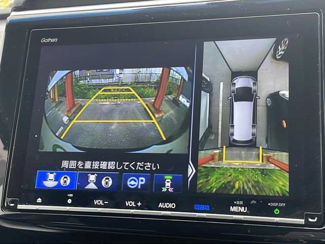 ホンダ ステップワゴン スパーダ クルスピセンシング 山口県 2018(平30)年 5.1万km プレミアムスパークルブラックパール 純正９インチナビ/DVD/CD/SD/BT/USB/フルセグTV/全周囲カメラ/フリップダウンモニター/両側パワースライドドア/ハーフレザーシート/前席シートヒーター/純正LEDヘッドライト/純正１７インチアルミホイール/革巻きステアリング/ステアリングスイッチ/パドルシフト/クルーズコントロール/衝突被害軽減ブレーキ/LKA/横滑り防止/アイドリングストップ/スマートキー/純正フロアマット/純正ドアバイザー/ビルトインETC/ドライブレコーダー/電動格納ウインカードアミラー