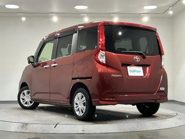 トヨタ ルーミー G 愛知県 2022(令4)年 0.8万km ファイアークォーツレッドM 純正９インチＳＤナビ　/(AM/FM/CD・DVD再生/フルセグTV/SD/Bluetooth)/パノラマミックビューモニター　/トヨタセーフティセンス　/　　-プリクラッシュセーフティ/　　-レーントレーシングアシスト/　　-レーダークルーズコントロール/　　-先行車発進お知らせ機能/両側パワースライドドア　/シートヒーター　/ビルトインＥＴＣ　/ソナー　/ＵＳＢ接続　/純正フロアマット　/LEDヘッドライト