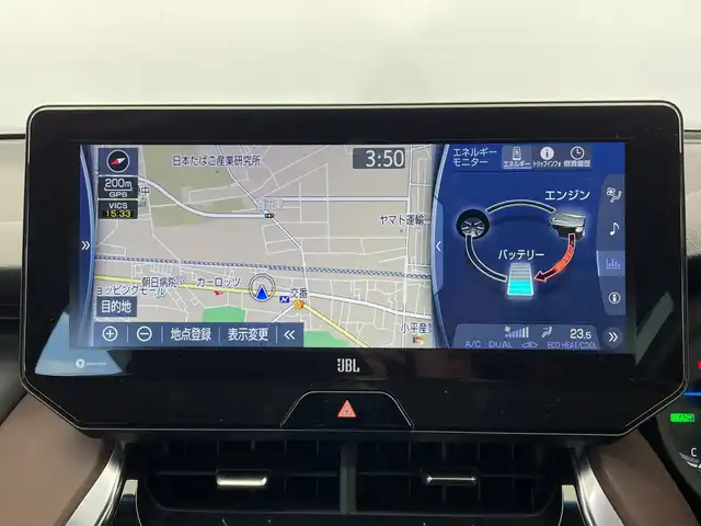 トヨタ ハリアー ハイブリッド Z 栃木県 2021(令3)年 4.4万km プレシャスブラックパール 純正ナビ/(フルセグTV・Bluetooth・USB)/JBLプレミアムサウンド/バックカメラ/トヨタセーフティセンス/ ・プリクラッシュセーフティ/ ・レーンキープアシスト/ ・アダプティブクルーズコントロール/ ・オートハイビーム/前後コーナーセンサー/ブラインドスポットモニター/ドライブレコーダー/電動リアゲート/運転席パワーシート/LEDヘッドライト/オートライト/純正フロアマット/純正アルミホイール/ラゲッジマット/取扱説明書/保証書