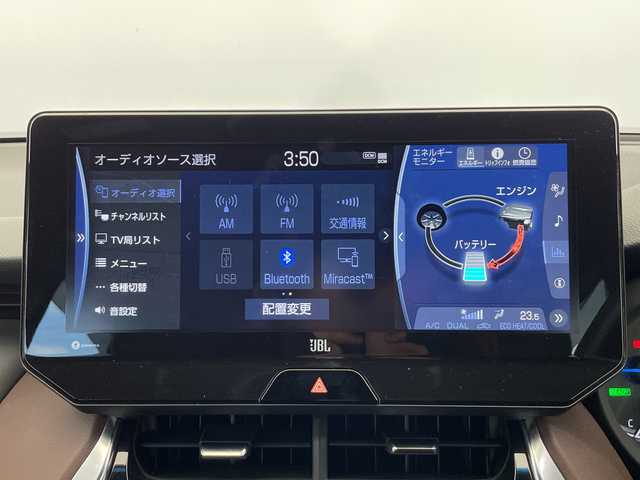 トヨタ ハリアー ハイブリッド Z 栃木県 2021(令3)年 4.4万km プレシャスブラックパール 純正ナビ/(フルセグTV・Bluetooth・USB)/JBLプレミアムサウンド/バックカメラ/トヨタセーフティセンス/ ・プリクラッシュセーフティ/ ・レーンキープアシスト/ ・アダプティブクルーズコントロール/ ・オートハイビーム/前後コーナーセンサー/ブラインドスポットモニター/ドライブレコーダー/電動リアゲート/運転席パワーシート/LEDヘッドライト/オートライト/純正フロアマット/純正アルミホイール/ラゲッジマット/取扱説明書/保証書