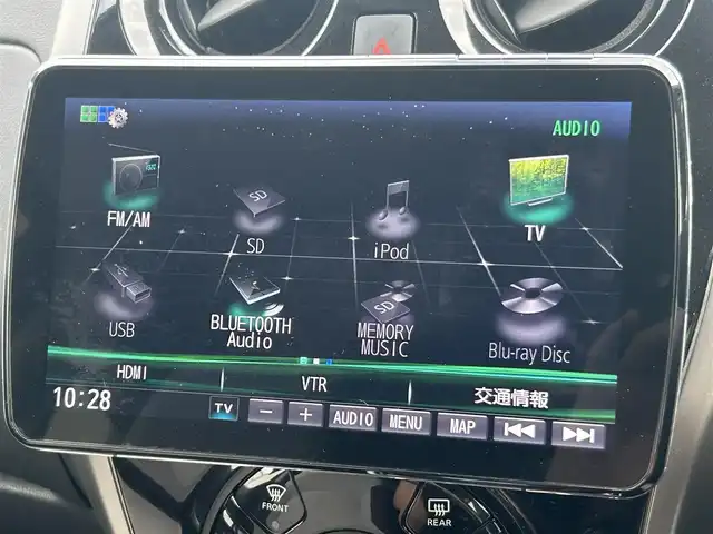 日産 ノート e－パワーオーテック 大阪府 2018(平30)年 4.5万km ガーネットレッド ９インチナビ　/フルセグ　/Bluetooth/全方位カメラ　/デジタルインナーミラー　/レーダークルーズコントロール　/前後コーナーセンサー　/ＥＴＣ　/スマートキー　/ＬＥＤヘッドライト　/マット　/サイドバイザー