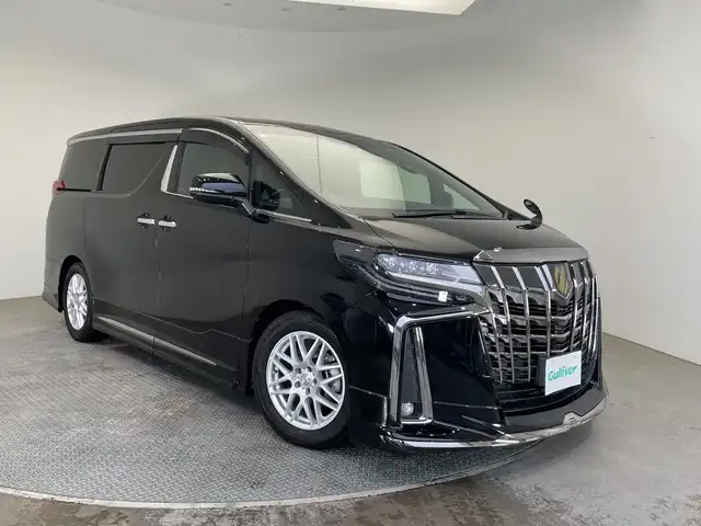 トヨタ アルファード S タイプゴールド 栃木県 2020(令2)年 4万km ブラック 純正ディスプレイオーディオ/（Bluetooth）/バックカメラ/モデリスタエアロ/ローダウン/トヨタセーフティセンス/コーナーセンサー/ETC2.0/両側パワースライドドア/ハーフレザーシート/オットマン/オートライト/LEDヘッドライト/横滑り防止装置/スマートキー/スペアキー/プッシュスタート/ウィンカーミラー/社外17インチアルミホイール/純正フロアマット/5面スモークフィルム施工済み