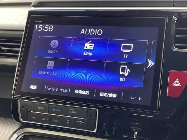 ホンダ ステップワゴン スパーダ eHEV G EXホンダS 岐阜県 2021(令3)年 5.9万km プレミアムスパークルブラックパール 純正10インチメモリナビ/　(AM/FM/CD/DVD/フルセグTV/Bluetooth)/バックカメラ/ホンダセンシング/衝突軽減ブレーキ/レーンキープアシスト/誤発進抑制機能/レーダークルーズコントロール/両側パワースライドドア/ハーフレザーシート/シートヒーター/革巻きハンドル/ビルトインETC2.0/純正ドライブレコーダー/LEDヘッドライト/電動パーキングブレーキ/純正アルミホイール/純正フロアマット/ドアバイザー