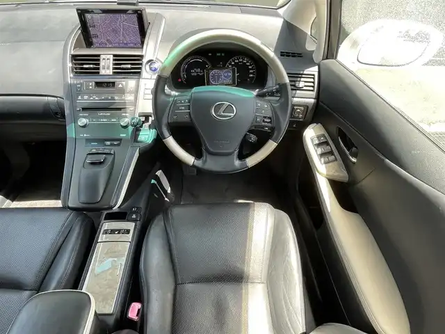 レクサス ＨＳ 250h ハーモニアスレザー 石川県 2014(平26)年 10.1万km ホワイトパールクリスタルシャイン 純正HDDナビ/バック/フロントカメラ/フルセグTV/Bluetooth/CD/DVD/USB/AUX/アダプティブクルーズコントロール/衝突軽減ブレーキ/クリアランスソナー/電動格納ミラー/黒革シート/パワーシート/オートライト/HIDヘッドライト/サンルーフ/ETC