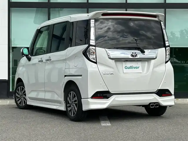 トヨタ タンク カスタムG S 和歌山県 2018(平30)年 3.3万km パールホワイトⅢ 純正ナビ/バックカメラ/フルセグTV/両側パワースライドドア/プリクラッシュセーフティー/クルーズコントロール/アイドリングストップ/純正フロアマット/純正アルミホイール/オートライト/フォグランプ