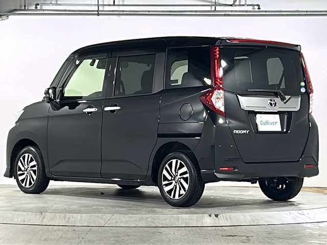 トヨタ ルーミー カスタムG 広島県 2019(令1)年 2.8万km ブラックマイカメタリック 禁煙車/スマートアシスト/・プリクラッシュセーフティ/・LDA/・オートマチックハイビーム/・先行車発進お知らせ/クリアランスソナー/クルーズコントロール/イクリプス７型ナビ（AVN-P9W）/・CD/DVD/DTV/Bluetooth/SD/MUSICJUKE/バックカメラ/両側パワースライドドア/革巻きステアリング/ステアリングスイッチ/オートライト/LEDヘッドライト/フォグランプ/純正ドライブレコーダー（DRT-H68A）/ビルトインETC/スマートキー/プッシュスタート/スペアキー/純正14インチアルミホイール/純正フロアマット/ドアバイザー