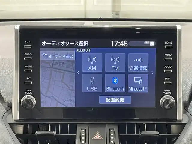 トヨタ ＲＡＶ４ アドベンチャー オフロードPKG 愛知県 2022(令4)年 4万km アティチュードブラックマイカ 純正9インチディスプレイナビ/（Bluetooth/AM/FM/Carplay）/JAOSエアロ/衝突軽減ブレーキ/トヨタセーフティセンス/アラウンドビューモニター/レーダークルーズコントロール/シートヒーター/エアシート/LEDヘッドライト/オートマチックハイビーム/ETC/ドライブレコーダー/ステアリングヒーター/パワーシート/コーナーセンサー/４WD/ルーフレール/スマートキー/プッシュスタートボタン/純正フロアマット