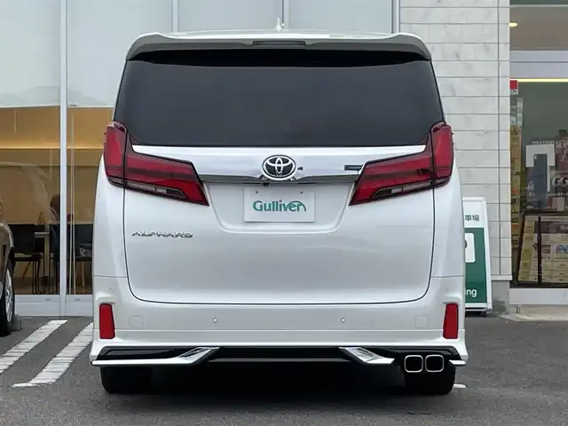トヨタ アルファード S Cパッケージ 宮崎県 2018(平30)年 7.7万km ホワイトパールクリスタルシャイン アルパイン11インチナビ/（CD/DVD/AM/FM/BT)/フルセグTV/バックカメラ/アルパイン12.8型フリップダウンモニタ/両側パワースライドドア/パワーバックドア/モデリスタフルエアロ/サンルーフ/D席/N席/2列目パワーシート/D席/N席シートシーター/D席/N席シートクーラー/ステアリングヒーター/レーダークルーズコントロール/ビルトインETC