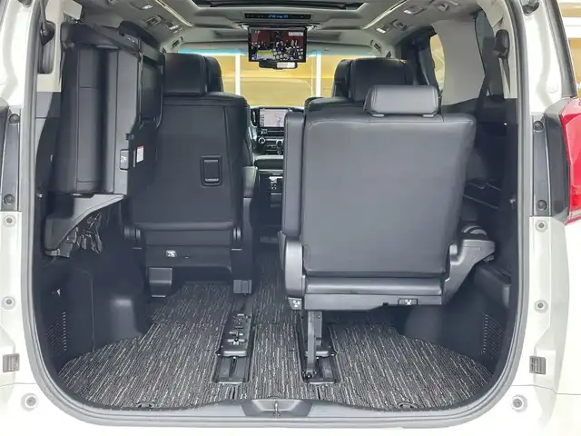 トヨタ アルファード S Cパッケージ 宮崎県 2018(平30)年 7.7万km ホワイトパールクリスタルシャイン アルパイン11インチナビ/（CD/DVD/AM/FM/BT)/フルセグTV/バックカメラ/アルパイン12.8型フリップダウンモニタ/両側パワースライドドア/パワーバックドア/モデリスタフルエアロ/サンルーフ/D席/N席/2列目パワーシート/D席/N席シートシーター/D席/N席シートクーラー/ステアリングヒーター/レーダークルーズコントロール/ビルトインETC