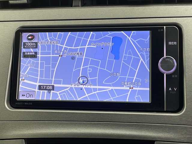 トヨタ プリウス G 大阪府 2014(平26)年 4万km ホワイトパールクリスタルシャイン 純正ナビ/・Ｂｌｕｅｔｏｏｔｈ/・フルセグテレビ/・ＣＤ/ＤＶＤ/クルーズコントロール/パワーシート/スマートキー/ビルトインＥＴＣ　/前後ドライブレコーダー/ハーフレザーシート/オートライト/W+サイド/カーテンエアバッグ/フォグランプ