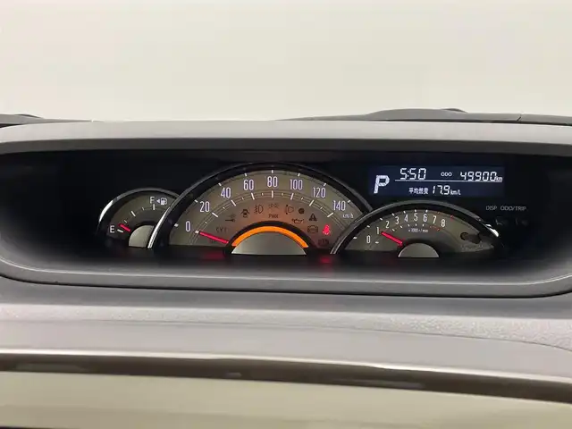 ダイハツ ムーヴ キャンバス G メイクアップ リミテッド　SAⅢ 熊本県 2019(平31)年 5万km スムースグレーマイカメタリック/プラムブラウンクリスタルマイカ 2トーン 禁煙車/衝突被害軽減ブレーキ/社外ナビTV/（CN-RA04WD/CD/DVD/Bluetooth/フルセグTV)/社外ETC/純正LEDオートライト/純正LEDフォグ/純正セキュリティアラーム/純正フロアマット/両側電動スライドドア/全方位モニター/スマートアシストIII/・衝突軽減ブレーキ/・衝突回避支援ブレーキ/・誤発進抑制機能/・車線逸脱警報機能/・先行車発進お知らせ/・ふらつき警報機能/オートマチックハイビーム/クリアランスソナー/オートエアコン/リアプライバシーガラス/スマートキー/プッシュエンジンスタート/新車時保証書/取扱い説明書