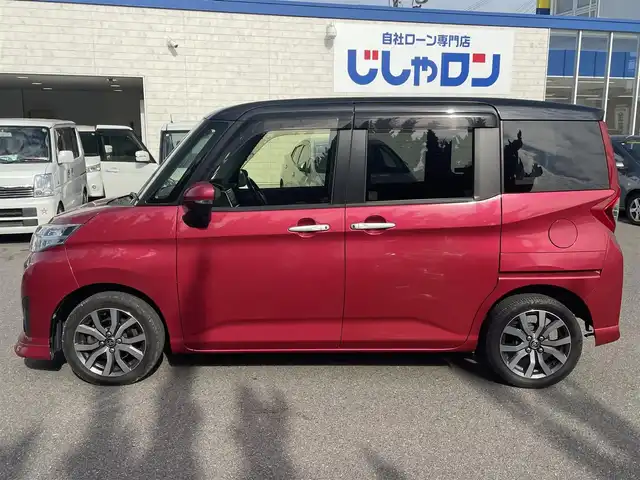 トヨタ ルーミー カスタムG－T 和歌山県 2017(平29)年 5万km ブラックマイカ/マゼンダベリーメタリック (株)IDOMが運営する【じしゃロン和歌山店】の自社ローン専用車両になります。こちらは現金またはオートローンご利用時の価格です。自社ローンご希望の方は別途その旨お申付け下さい/純正SDナビ/フルセグテレビ/BTオーディオ/CD/DVD再生機能/バックカメラ/両側パワースライドドア/前席シートヒーター/スマートアシスト/純正15インチAW/純正フロアマット/LEDヘッドライト/オートライト/スマートキープッシュスタート/スペアキー