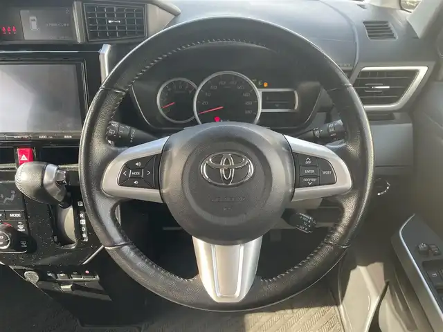 トヨタ ルーミー カスタムG－T 和歌山県 2017(平29)年 5万km ブラックマイカ/マゼンダベリーメタリック (株)IDOMが運営する【じしゃロン和歌山店】の自社ローン専用車両になります。こちらは現金またはオートローンご利用時の価格です。自社ローンご希望の方は別途その旨お申付け下さい/純正SDナビ/フルセグテレビ/BTオーディオ/CD/DVD再生機能/バックカメラ/両側パワースライドドア/前席シートヒーター/スマートアシスト/純正15インチAW/純正フロアマット/LEDヘッドライト/オートライト/スマートキープッシュスタート/スペアキー