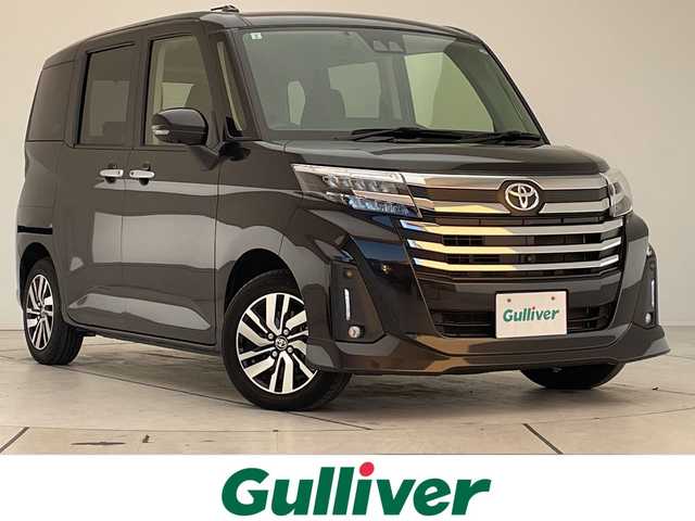 トヨタ ルーミー カスタムG 愛知県 2023(令5)年 1.9万km ブラックマイカメタリック SDナビ/全方位カメラ/両側パワースライドドア/レーダークルーズコントロール/シートヒーター/バックカメラ/コーナーセンサー/純正アルミホイール/LEDヘッドライト/ETC/衝突軽減システム/CD DVD/Bluetooth/ステアリングスイッチ/スマートキー/プッシュスタート