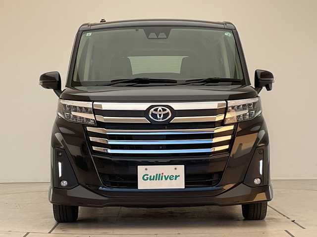 トヨタ ルーミー カスタムG 愛知県 2023(令5)年 1.9万km ブラックマイカメタリック SDナビ/全方位カメラ/両側パワースライドドア/レーダークルーズコントロール/シートヒーター/バックカメラ/コーナーセンサー/純正アルミホイール/LEDヘッドライト/ETC/衝突軽減システム/CD DVD/Bluetooth/ステアリングスイッチ/スマートキー/プッシュスタート