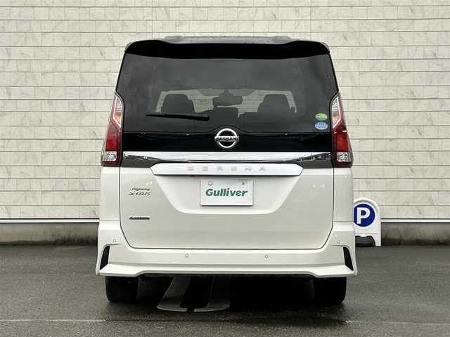 日産 セレナ ハイウェイスターVセレクションⅡ 福岡県 2019(令1)年 3.4万km ブリリアントホワイトパール 2トーン 純正9型SDナビ（フルセグTV/BT/CD/DVD）エマージェンシーブレーキアラウンドビューモニタープロパイロットコーナーセンサーデジタルインナーミラー両側パワスラETCドラレコUSB純正LEDヘッドライト純正16インチアルミホイール純正フロアマットスマートキープッシュスタート