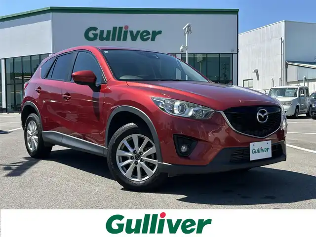 マツダ ＣＸ－５ XD Lパッケージ 愛媛県 2014(平26)年 8.2万km ジールレッドマイカ ディーラーOP純正ナビ/BT/AM・FM/CD/DVD/フルセグ/ETC/衝突軽減ブレーキ/コーナーセンサー/クルーズコントロール/前席シートヒーター/運転席パワーシート/本革シート/オートライト/HIDライト/ハロゲンフォグランプ/スマートキー/バックカメラ