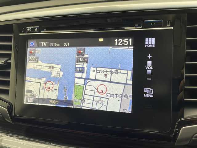 ホンダ オデッセイ アブソルート EX 宮崎県 2014(平26)年 5.2万km プレミアムヴィーナスブラックP 禁煙車/ホンダセンシング/純正ナビTV/（HDMI/USB/FMAM/Bluetooth/フルセグTV)/純正バックカメラ/純正ビルトインETC/純正LEDオートライト/純正LEDフォグ/純正18インチアルミ/純正フロアマット/両側電動スライドドア/クルーズコントロール/ブラインドスポットモニター/ウインカードアミラー/運転席パワーシート/ハーフレザーシート/Wオートエアコン/本革巻ハンドル/スマートキー/プッシュエンジンスタート/スペアキー/新車時保証書/取扱い説明書