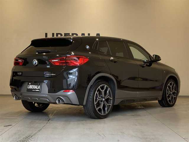 ＢＭＷ Ｘ２ xDrive 18d MスポーツX 熊本県 2019(平31)年 3.3万km サファイアブラックP ・スマートキー/・プッシュスタート/・インテリジェントセーフティ/・PDC自走起動/・パーキングアシスト/・クルーズコントロール(追従式)/・黒革シート/・前席パワーシート/・前席シートヒーター /・純正HDDナビ/　【Bluetooth・USB・AppleCarPlay】/・バックカメラ/・ETC/・ドライブレコーダー(前方録画)/・パワーバックドア/・LEDヘッドランプ/・LEDフォグランプ/・純正マット/・保証書/取説