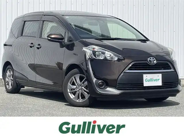 トヨタ シエンタ G 福岡県 2016(平28)年 6.1万km ヴィンテージブラウンパールクリスタルシャイン トヨタセーフティセンス/PCS/LDA/純正ナビ（ＮＳＺＮ－Ｗ６４Ｔ）/フルセグTV/CD/DVD/BT/SD/バックカメラ/両側パワースライドドア/前席シートヒーター/オートハイビーム/ビルトインＥＴＣ/アイドリングストップ/純正１５アルミ