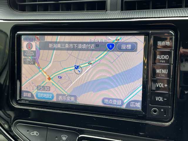 トヨタ アクア S スタイルブラック 新潟県 2018(平30)年 4.4万km ホワイトパールクリスタルシャイン 純正ナビ(NSCD-W66)/(AM/FM/CD/Bluetooth)/ワンセグTV/トヨタセーフティーセンス/プリクラッシュセーフティーセンス/レーディパーチャーアラート/オートマチックハイビーム/横滑り防止システム/ステアリングスイッチ/電動格納ミラー/ウインカーミラー/オートライト/ヘッドライトレベライザー/純正ホイールキャップ/プッシュスタート/スマートキー