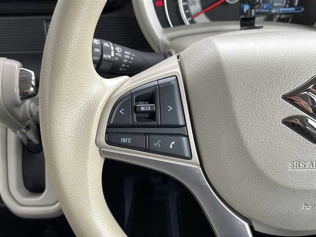 スズキ ワゴンＲ スマイル HYBRID X 山口県 2023(令5)年 2.1万km インディゴブルーメタリック/ホワイト2トーン スズキセーフティサポート/　・衝突軽減ブレーキ/　・車線逸脱通知/　・先行車発進通知/　・誤発進抑制機能/　・アダプティブクルーズコントロール/　・コーナーセンサー/　・ふらつき防止機能/　・標識認識機能/　・リアクロストラフィックアラート/社外ナビ：MDV-D209BT/　・Bluetoothオーディオ/　・ハンズフリー通話/　・AM/FMラジオ/　・AUX/　・iPod接続/　・CD再生/　・SDカード再生/　・USBデータ通信(ケーブル別)/全方位モニター/ヘッドアップディスプレイ/LEDオートライト/LEDフォグランプ/ETC/ステアリングスイッチ/両側電動スライドドア/アイドリングSTOP/スマートキー/イモビライザー/プッシュスタート/運転席シートヒーター/USBソケット電源/WSRS＋サイドエアバッグ/助手席シートアンダートレー/運転席シートリフター/UVカットプライバシーガラス/バニティミラー/ベンチシート/アームレスト/アームレストコンソール/ステアリングチルト機構/マルチインフォメーションディスプレイ/フルオートAC