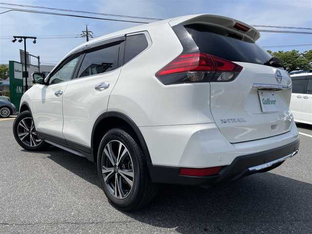 日産 エクストレイル 20Xi 鳥取県 2019(平31)年 2.8万km ブリリアントホワイトパール ４・Ｗ・Ｄ/社外ナビ/フルセグ/ＤＶＤ/ＣＤ/ＢＴ/ＵＳＢ/アラウンドビューモニター/前後ドライブレコーダー・ETC/エマージェンシーブレーキ/プロパイロット/インテリジェントルームミラー/パワーバックドア/合皮レザーシート/電動パーキングブレーキ/LEDヘッドライト/純正１８インチアルミホイール/プッシュエンジンスタート/アイドリングストップ/フロアマット・ドアバイザー