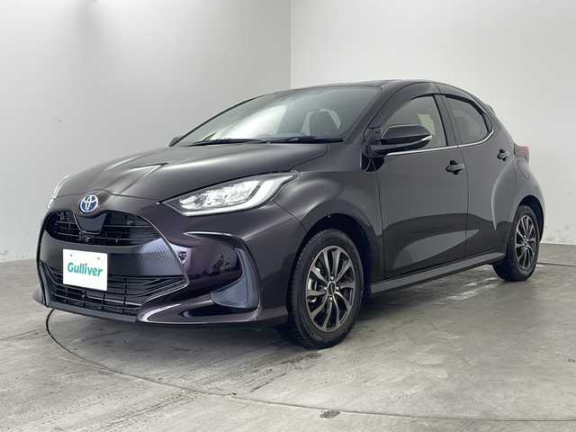 トヨタ ヤリス ハイブリッド Z 兵庫県 2020(令2)年 0.9万km ボルドーマイカメタリック ・純正8インチナビ＆TV＆USB＆BT＆Miracast/・シートヒーター/・トヨタセーフティセンス/・プリクラッシュセーフティ/・レーンディパーチャーアラート/・オートマチックハイビーム/・クリアランスソナー/・パノラミックビューモニター/・レーダークルーズコントロール/・ブラインドスポットモニター/・BALMINUM 15インチAW/・先行車発進告知機能/・車両接近通報装置/・本革巻きステアリング/・ビルトインETC/・プッシュスタート/・スマートキー/・ステアリングスイッチ/・カーテンエアバック