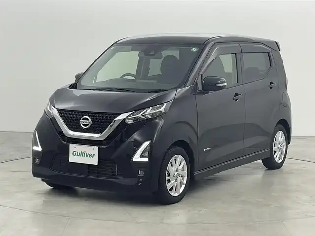 日産 デイズ HWS X プロパイロットED 福岡県 2021(令3)年 5.8万km ブラック 純正ナビ／フルセグＴＶ　/アラウンドビューモニター　/前方ドライブレコーダー　/プロパイロット　/コーナーセンサー　/エマージェンシーブレーキ　/レーンキープ　/先行車発進お知らせ　/道路標識表示　/純正１４インチＡＷ