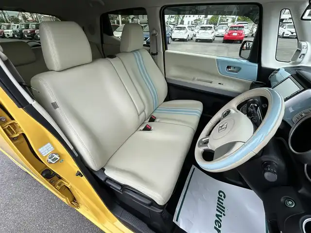 ホンダ Ｎ ＢＯＸ スラッシュ G Lインテリアカラーパッケージ 岡山県 2017(平29)年 3.7万km プレミアムイエローパールⅡ 純正ナビ（VXM-184VFI）　/（ワンセグＴＶ　ＣＤ　ＤＶＤ　Ｂｌｕｅｔｏｏｔｈ）　/バックカメラ　/ＥＴＣ　/スマートキー　/プッシュスタート/ＵＳＢ端子　/ドライブレコーダー前方　/レザーシート　/シティブレーキ　/オートエアコン　/ドアバイザー/キセノンヘッドライト/オートライト/純正フロアマット/保証書/記録簿