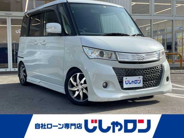 スズキ パレット ＳＷ TS 大阪府 2012(平24)年 10万km パールホワイト 社外SDナビ【AVIC-MRZ99】/（ＣＤ／ＤＶＤ／ＴＶ／ＢＴ）/ＥＴＣ　/ブリッツ車高調　/社外レーダー　/両側パワースライドドア/純正アルミ　/フォグランプ　/プッシュスタート/スマートキー/保証書/スペアスマートキー
