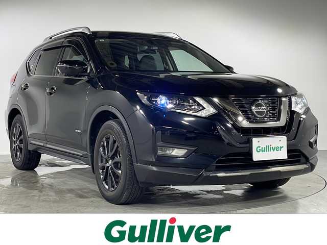 日産 エクストレイル ハイブリッド 20Xi 福岡県 2021(令3)年 4.3万km ダイヤモンドブラック 禁煙車純正9型SDナビ（ウルセグTV/DVD/CD/BT）アラウンドビューモニタープロパイロットシートヒーターエマージェンシーブレーキ電動リアゲートコーナーセンサーETCデジタルインナーミラードラレコLEDヘッドライト