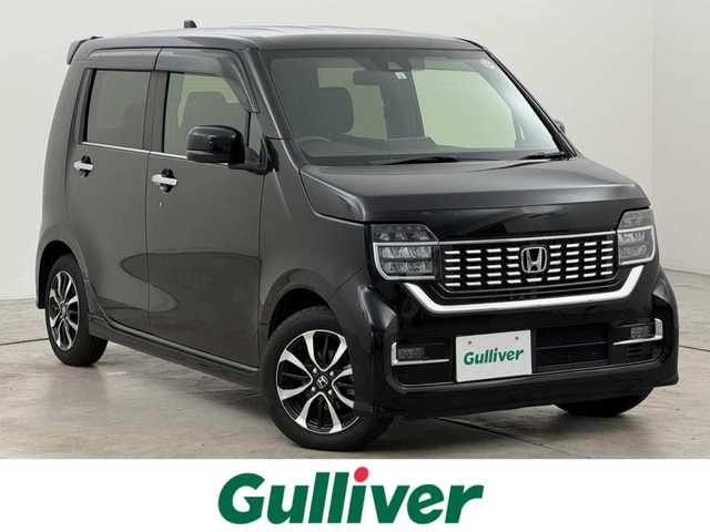 ホンダ Ｎ ＷＧＮ カスタム L ホンダセンシング 福岡県 2021(令3)年 2.1万km クリスタルブラックパール 純正ナビ／フルセグＴＶ　/ビルトインＥＴＣ/バックカメラ　/衝突被害軽減システム　/クルーズコントロール　/レーンキープ　/コーナーセンサー　/横滑り防止装置　/オートライト　/シートヒーター　/純正１４インチＡＷ