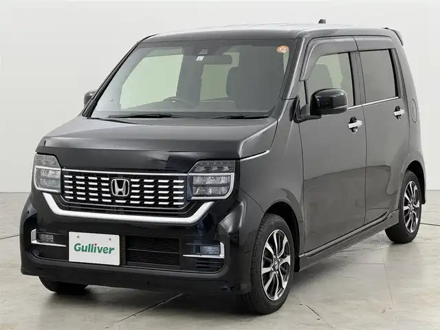 ホンダ Ｎ ＷＧＮ カスタム L ホンダセンシング 福岡県 2021(令3)年 2.1万km クリスタルブラックパール 純正ナビ／フルセグＴＶ　/ビルトインＥＴＣ/バックカメラ　/衝突被害軽減システム　/クルーズコントロール　/レーンキープ　/コーナーセンサー　/横滑り防止装置　/オートライト　/シートヒーター　/純正１４インチＡＷ