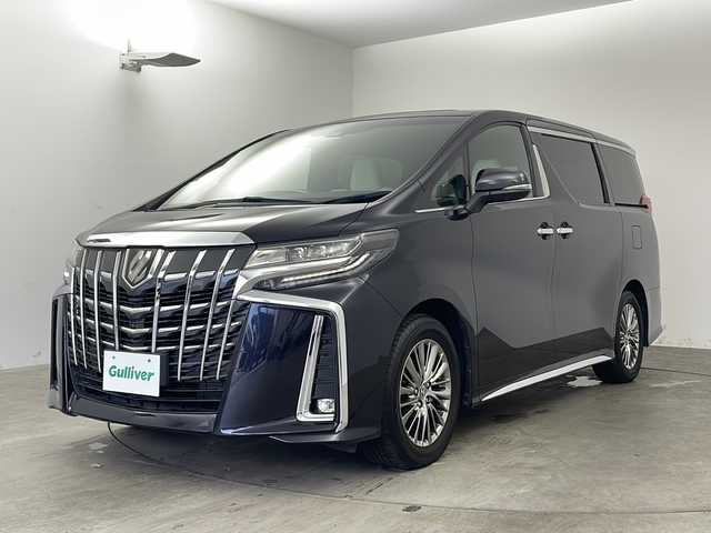 トヨタ アルファード エグゼクティブ ラウンジ S 兵庫県 2019(令1)年 5.2万km スパークリングブラックパールクリスタルシャイン ・ツインムーンルーフ（フロントチルト&リヤ電動スライド＋挟み込み防止機能付）/・T-Connect SDナビゲーションシステム/・JBLプレミアムサウンドシステム/・12.1型リヤシートエンターテインメントシステム/・Toyota Safety Sense/・プリクラッシュセーフティ/・レーントレーシングアシスト/・レーダークルーズコントロール（全車速追従機能付）/・ロードサインアシスト/・アダプティブハイビームシステム/・先行車発進告知機能/・ブラインドスポットモニター/・リヤクロストラフィックアラート/・インテリジェントクリアランスソナー/・3眼LEDヘッドランプ/・LEDシーケンシャルターンランプ（フロント・リヤ）/・LEDコーナリングランプ/・デジタルインナーミラー/・ステアリングヒーター/・アクセサリーコンセント（AC１００V）/・ナノイーエアコン/・快適温熱シート＋ベンチレーションシート　/・パワーバックドア/・エグゼクティブラウンジシート/・パワーリクライニング（メモリー＋リセット機能付）/・パワーオットマン（伸縮機構付）/・大型アームレスト（カップホルダー各席1個＋小物入れ付）
