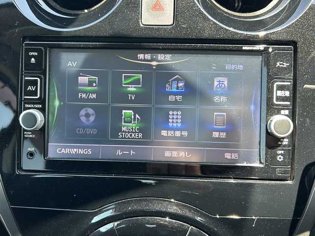 日産 ノート e－パワー X モード・プレミア 福岡県 2017(平29)年 3.6万km ガーネットレッド 純正ナビ　フルセグ　DVD再生　BTオーディオ/アラウンドビューカメラ/デジタルインナーミラー/スマートキー/ドライブレコーダー/LEDライト/ETC/フロアマット/ドアバイザー