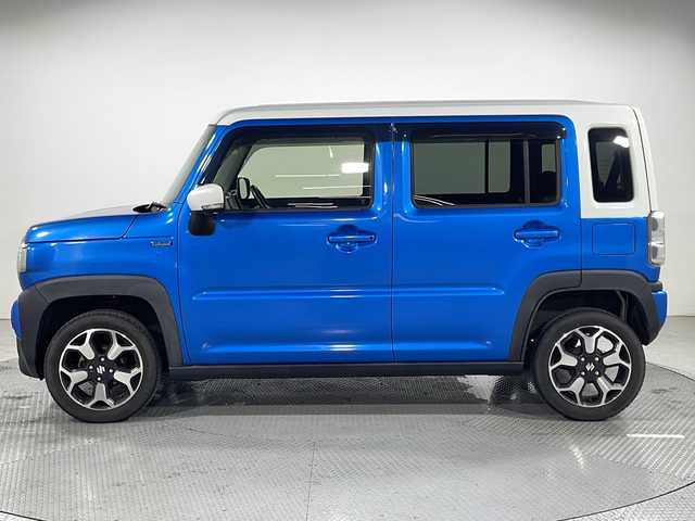 スズキ ハスラー HYBRID X 広島県 2020(令2)年 4.6万km ブリスクブルーメタリック/ホワイト2トーンルーフ 純正9型ナビ（AppleCarPlay/AndroidAuto）/全方位モニター/シートヒーター/デュアルカメラブレーキサポート/車線逸脱警報/ハイビームアシスト/リヤパーキングソナー/誤発進抑制機能/LEDヘッドランプ/純正15インチAW/ETC2.0/USB入力端子
