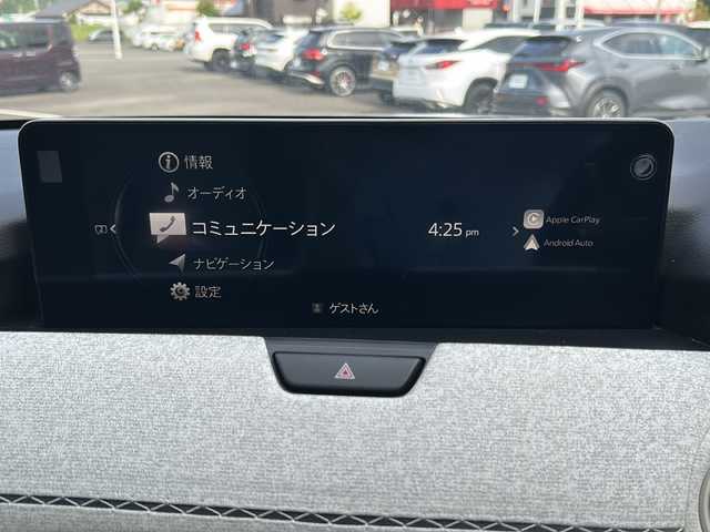 マツダ ＣＸ－６０ 鹿児島県 2023(令5)年 1.8万km ロジウムホワイトプレミアムメタリック クルーズコントロール/電動リアゲート（トランク）/ETC/オートライト/プッシュスタートボタン/フルセグ/純正ナビ/Bluetooth/パワーウィンドウ/レーンアシスト/パーキングアシスト/全方位バックカメラ