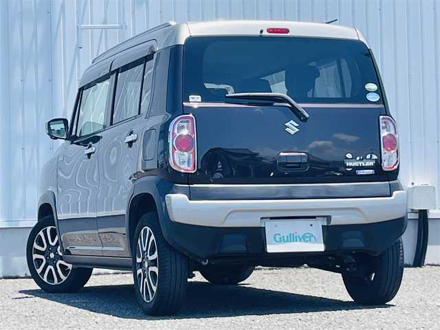 スズキ ハスラー Jスタイル Ⅲ ターボ 熊本県 2018(平30)年 7.2万km アーバンブラウンパールメタリック/スチールシルバー2トーン 純正ナビ/・AM/FM/CD/DVD/SD/USB/iPod/BT/・フルセグTV/全周囲カメラ/・バック/横滑り防止機能/衝突被害軽減システム/レーンキープアシスト/革巻きステアリング/・ステアリングリモコン/・パドルシフト/ハーフレザーシート/・D/N席シートヒーター/電動格納ミラー/・ウィンカーミラー/ETC/オートライト/・HIDライト/・フォグランプ/ルーフレール/純正ドアバイザー/純正フロアマット/純正アルミホイール/スマートキー
