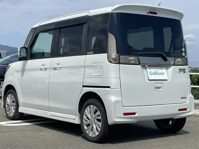 スズキ スペーシア カスタム Z 佐賀県 2017(平29)年 7.8万km ピュアホワイトP 社外SDナビゲーション/・フルセグTV/CD/DVD/SD/Bluetooth/バックカメラ/ETC/片側パワースライドドア/D席シートヒーター/後席サンシェード/ISOFIX対応/ステアリングリモコン/純正14インチアルミホイール/純正キセノンヘッドライト/純正LEDフォグランプ/純正フロアマット/純正ドアバイザ―/新車保証書/取扱説明書/スペアキー１本/衝突軽減ブレーキ/車線逸脱警報機能/横滑り防止装置