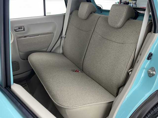 スズキ ラパン S 宮崎県 2019(令1)年 5.4万km フレンチミントPM 禁煙車/衝突被害軽減ブレーキ/社外ディスプレイオーディオ/（PVH-9300DVSZS/Bluetooth/AUX）/純正キセノンオートライト/純正セキュリティアラーム/純正フロアマット/レーンキープアシスト/クリアランスソナー/エネチャージ/前席シートヒーター/本革巻ハンドル/リアプライバシーガラス/ウッド調パネル/スマートキー/プッシュエンジンスタート/新車時保証書/取扱い説明書