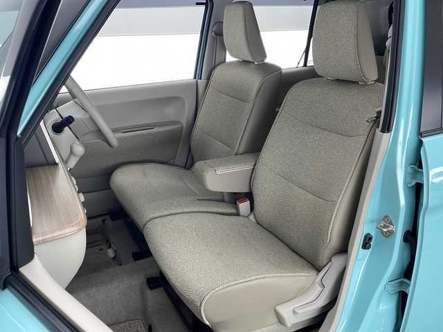 スズキ ラパン S 宮崎県 2019(令1)年 5.4万km フレンチミントPM 禁煙車/衝突被害軽減ブレーキ/社外ディスプレイオーディオ/（PVH-9300DVSZS/Bluetooth/AUX）/純正キセノンオートライト/純正セキュリティアラーム/純正フロアマット/レーンキープアシスト/クリアランスソナー/エネチャージ/前席シートヒーター/本革巻ハンドル/リアプライバシーガラス/ウッド調パネル/スマートキー/プッシュエンジンスタート/新車時保証書/取扱い説明書