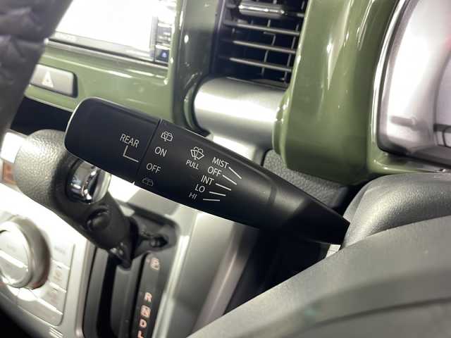 マツダ フレア クロスオーバー XS 沖縄県 2019(令1)年 3万km 緑Ⅱ 県外仕入れ　/禁煙車　/社外ナビ[KXM-W503W]/（フルセグＴＶ　ＣＤ　ＤＶＤ　Ｂｌｕｅｔｏｏｔｈ）　/シートヒーター　/スズキセーフティサポート/・衝突被害軽減ブレーキ/・車線逸脱警報機能/アイドリングストップ　/ステアリングスイッチ　/純正アルミホイール　/純正ドアバイザー/純正フロアマット/スマートキー/HIDヘッドライト/フォグランプ